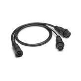 Y cable for dual side imaging transducers Humminbird.